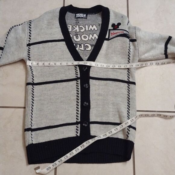 Disney Mickey Mouse Club Cardigan Mouseketeers grey size XS - Picture 10 of 11